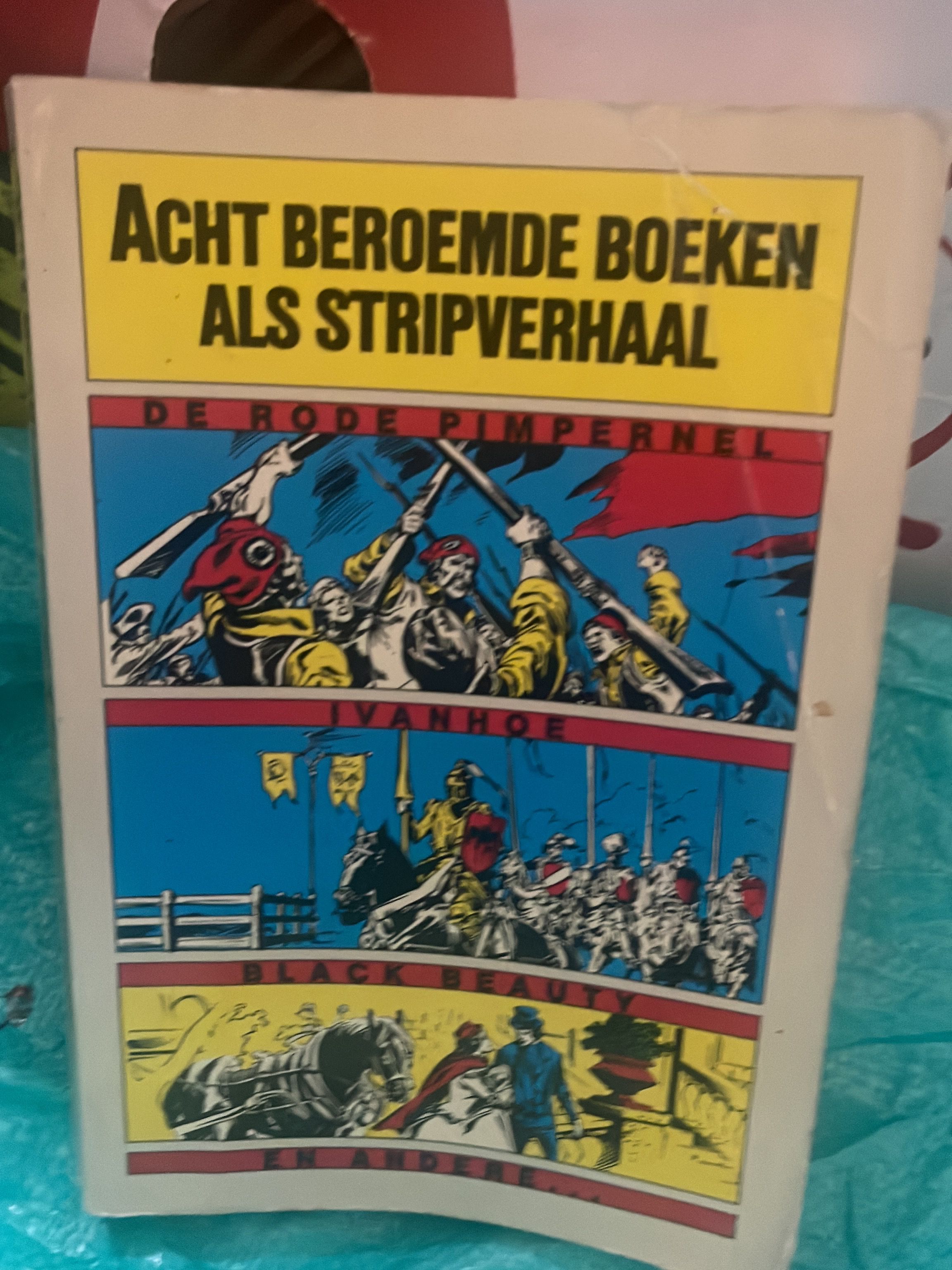 Cover van Acht beroemde boeken als stripverhaal