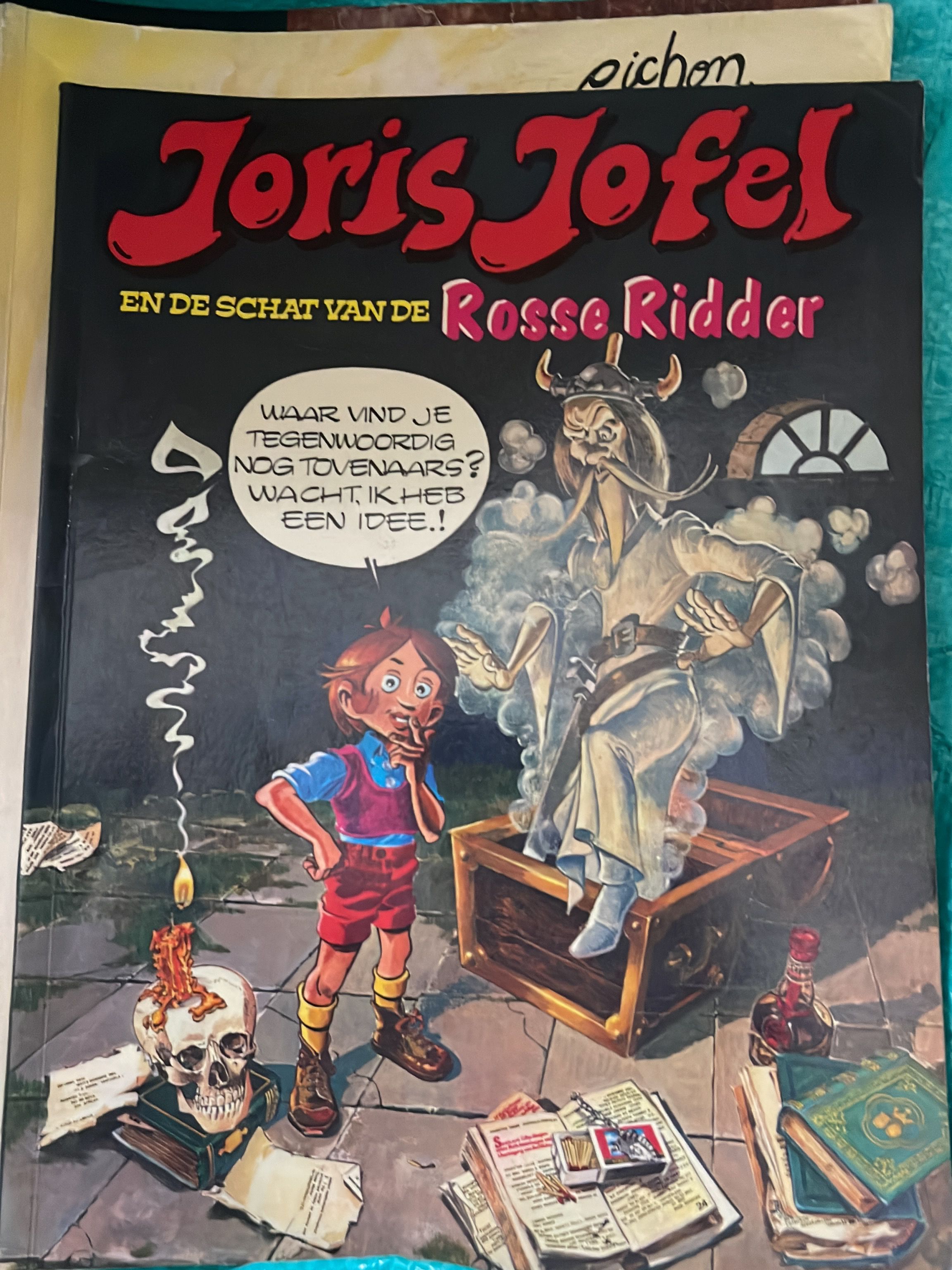 Cover van Joris Jofel en de schat van de Rosse Ridder