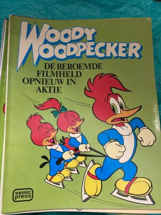Cover van De beroemde filmheld opnieuw in aktie