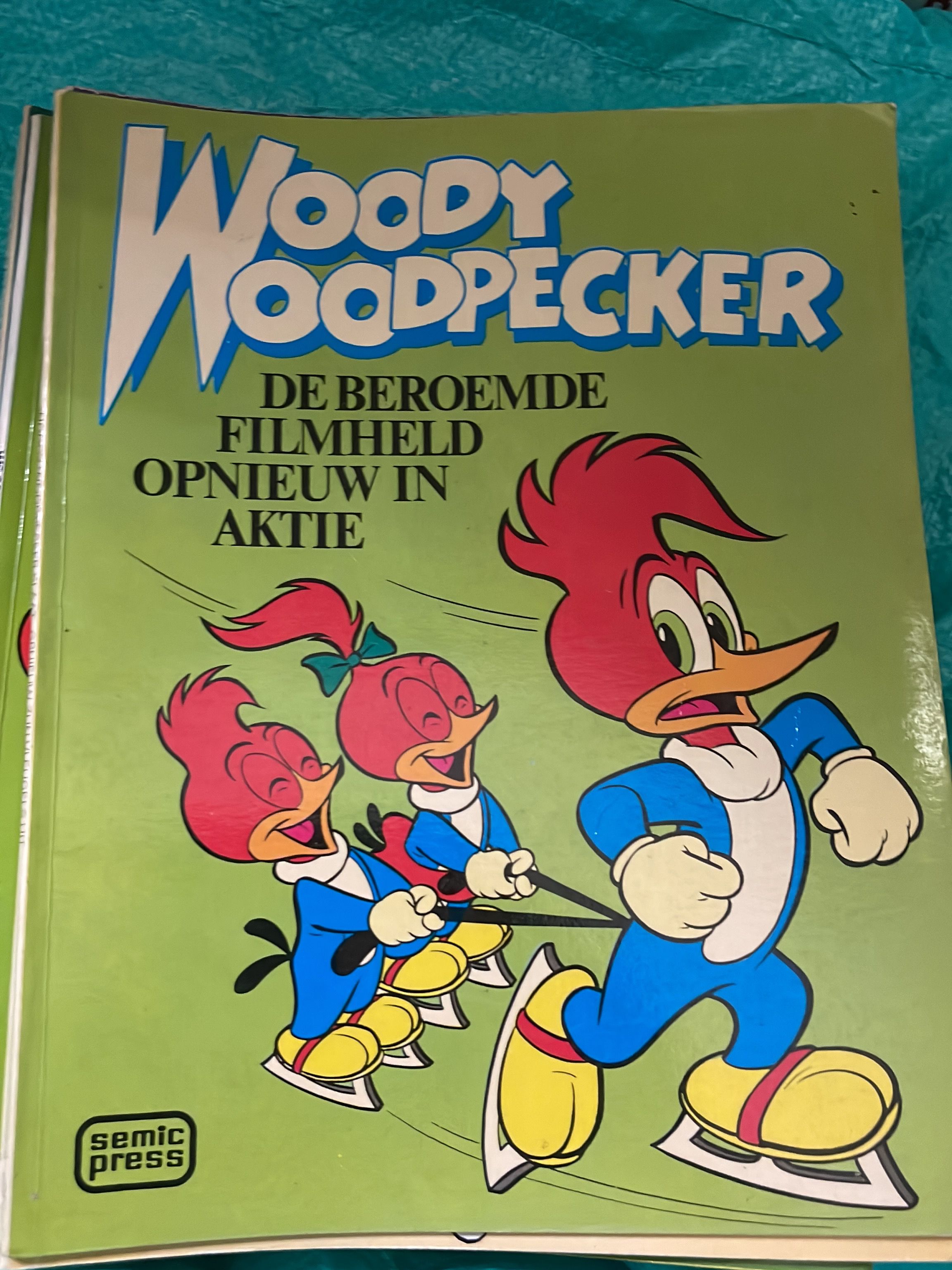 Cover van De beroemde filmheld opnieuw in aktie