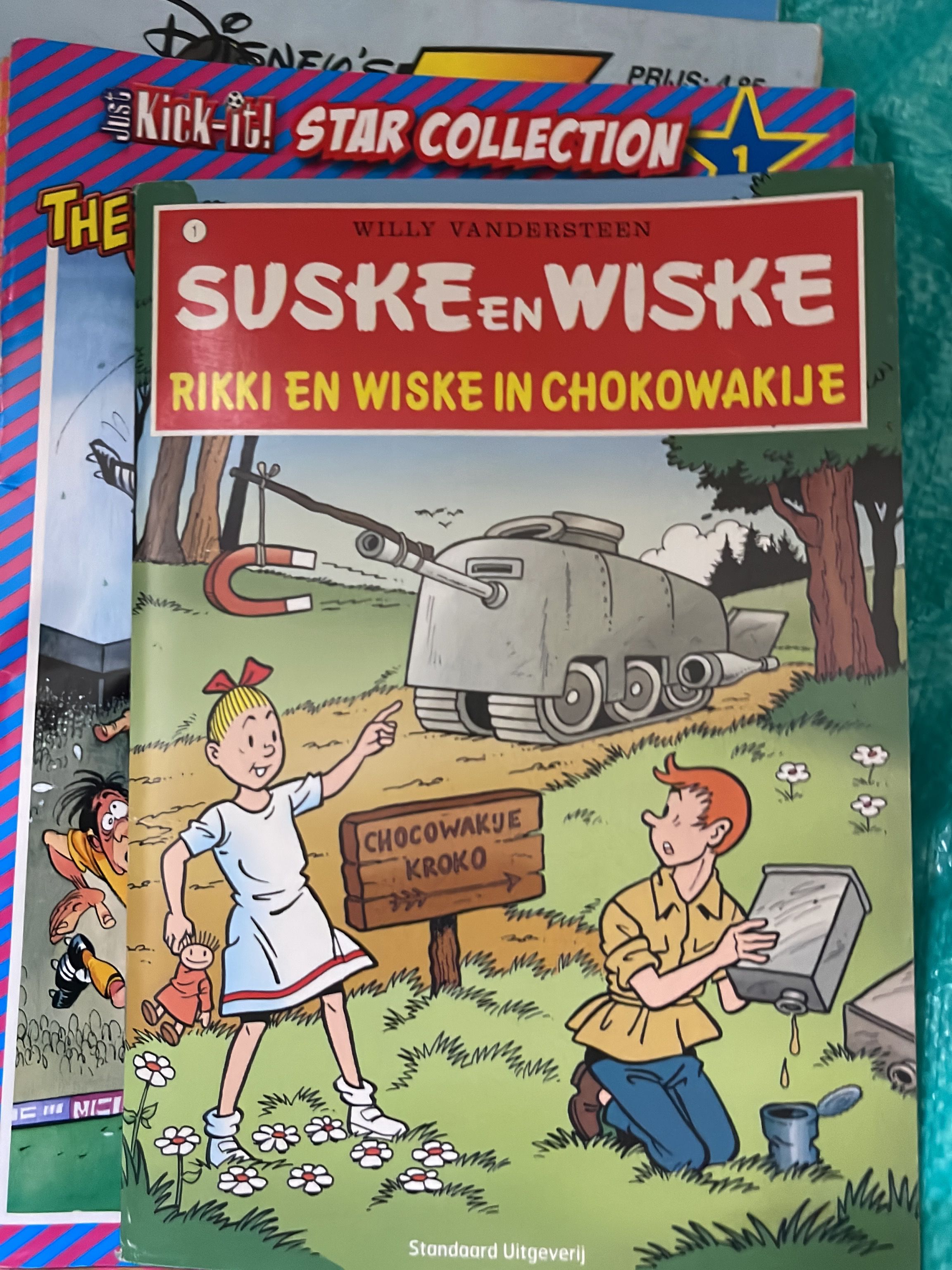 Cover van Rikki en Wiske in Chokowakije