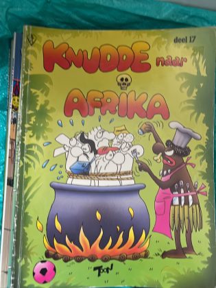 Cover van Knudde naar Afrika