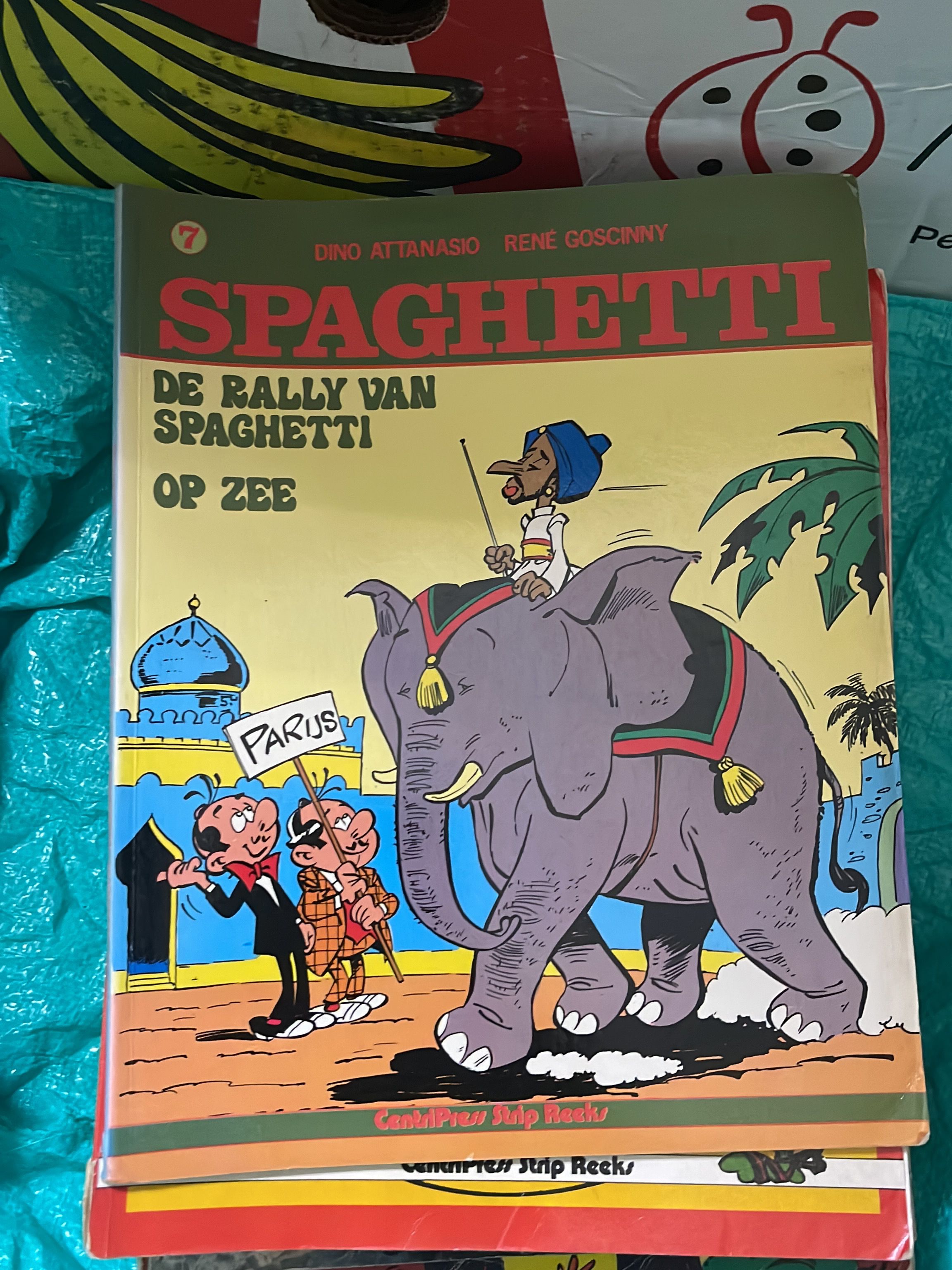 Cover van De rally van Spaghetti + Op zee