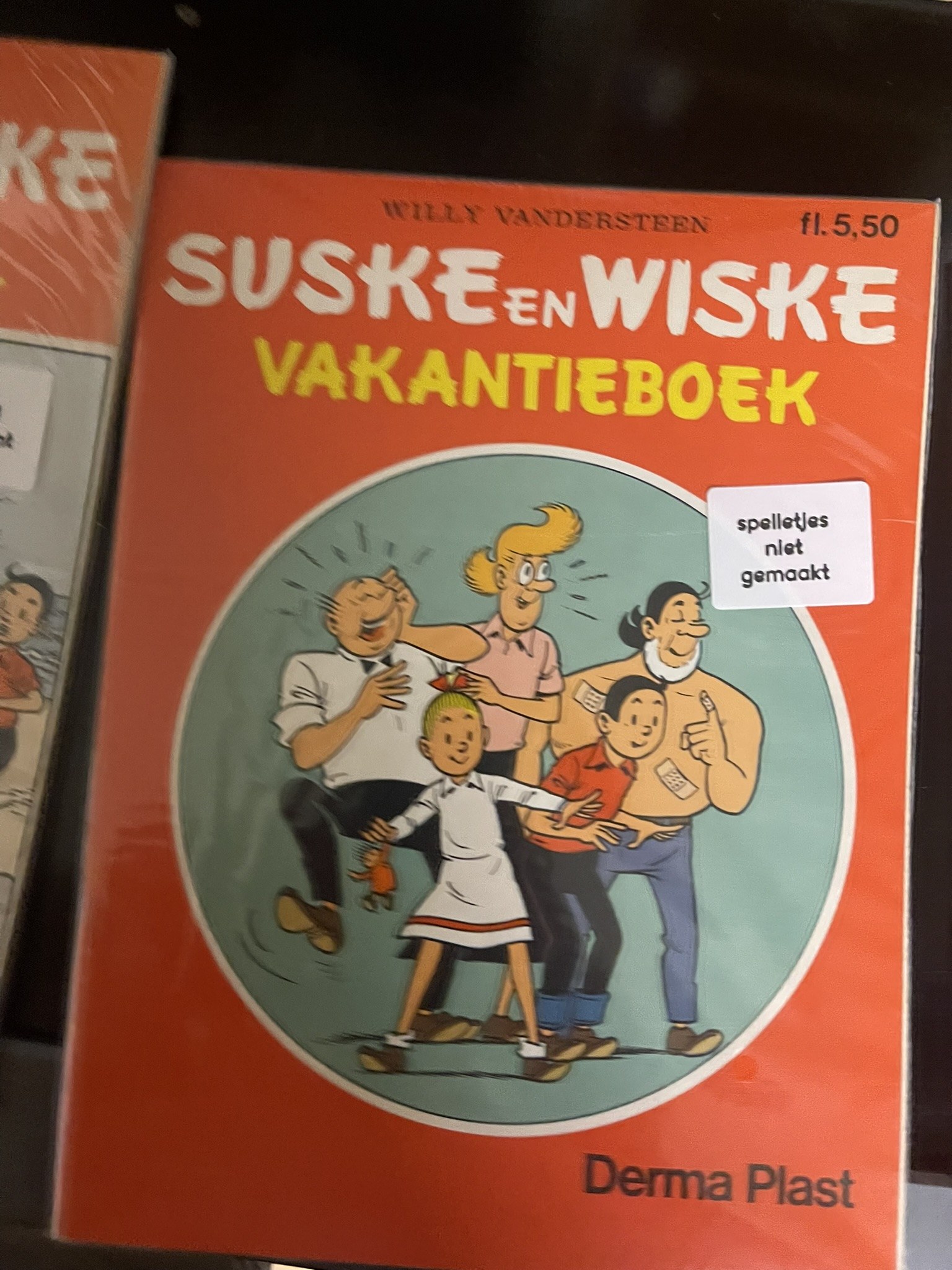 Cover van Suske en Wiske vakantieboek
