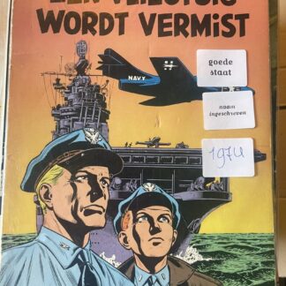 Een vliegtuig wordt vermist, voorkant van eigen exemplaar, goede staat