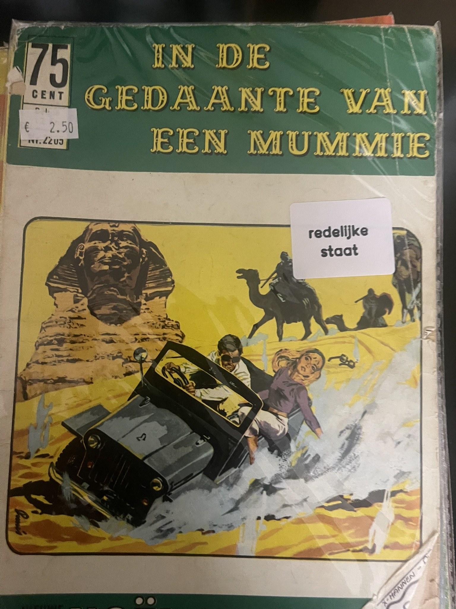 Cover van In de gedaante van een mummie