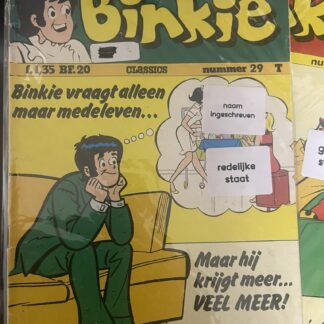 Cover van Binkie vraagt alleen maar medeleven...