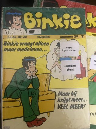 Cover van Binkie vraagt alleen maar medeleven...