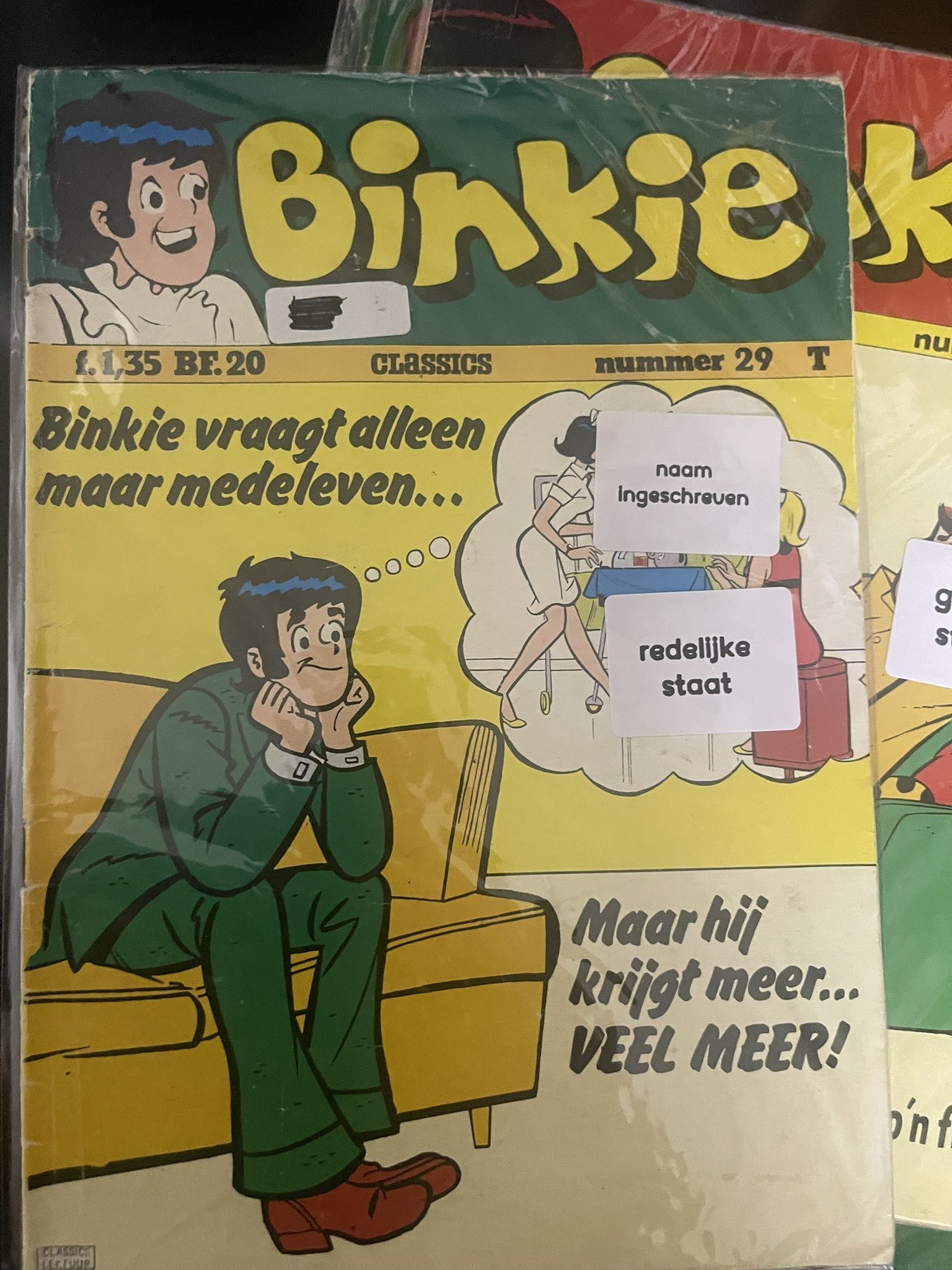 Cover van Binkie vraagt alleen maar medeleven...