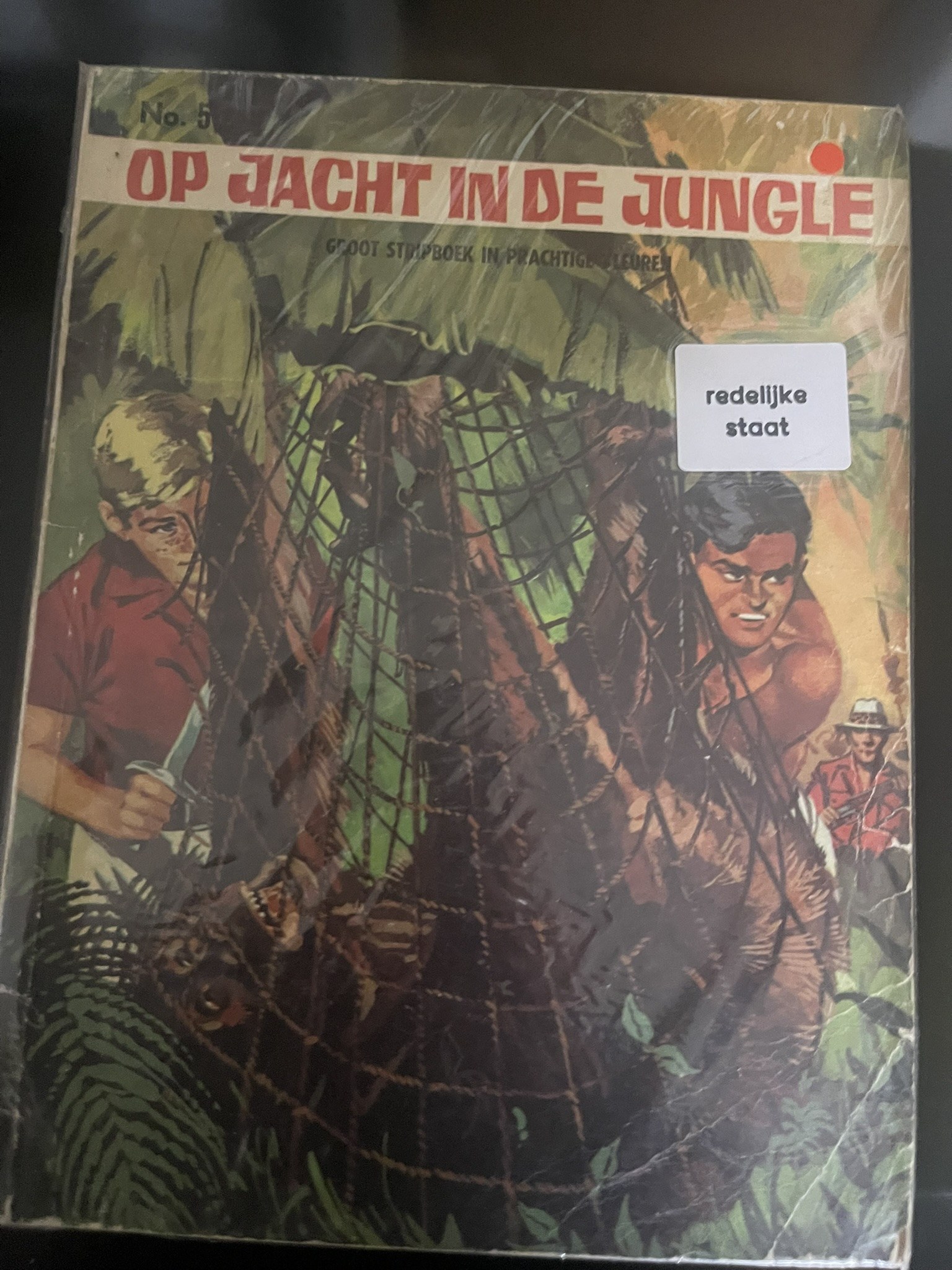 Cover van Op jacht in de jungle