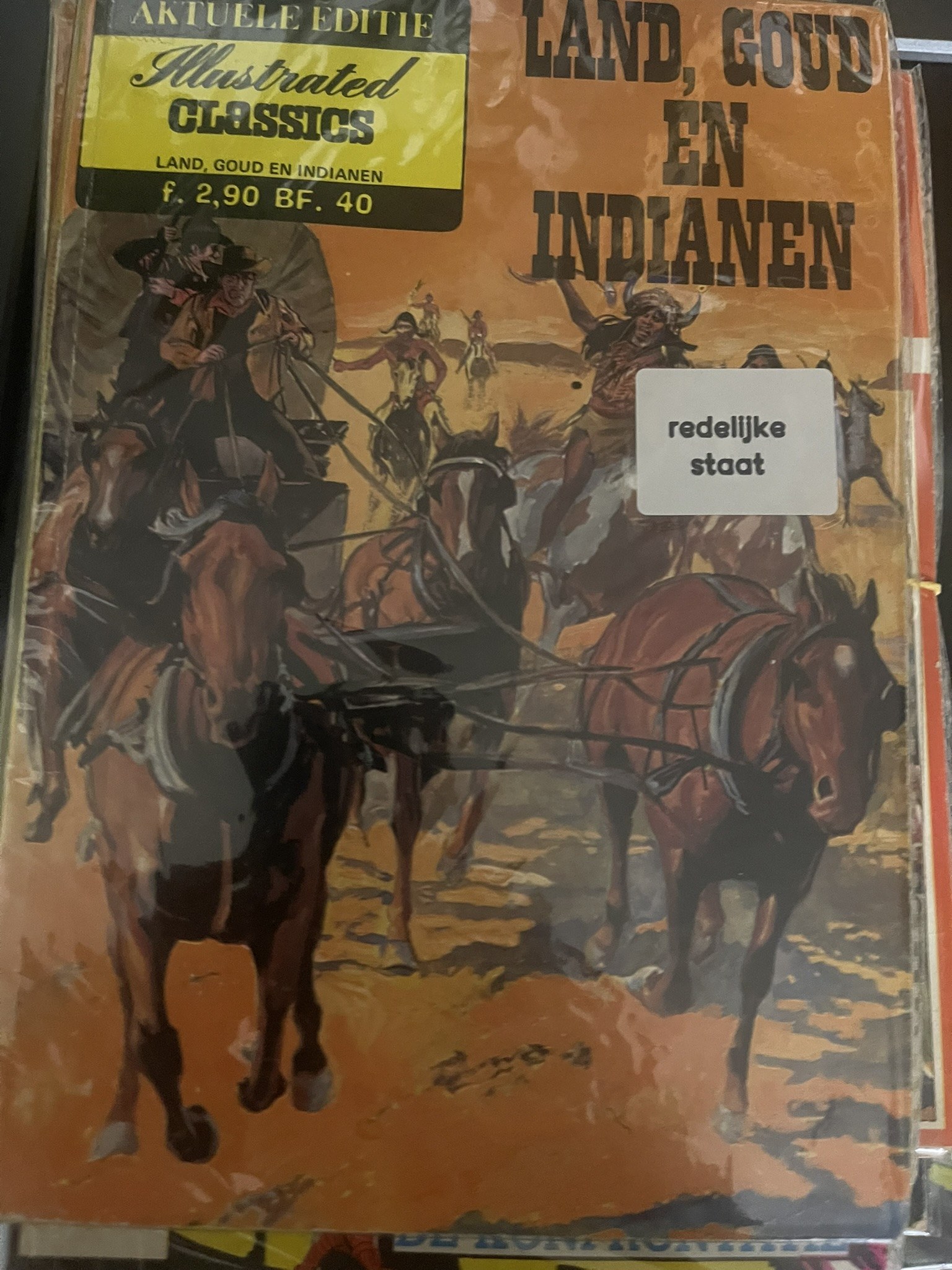 Cover van Land, goud en indianen