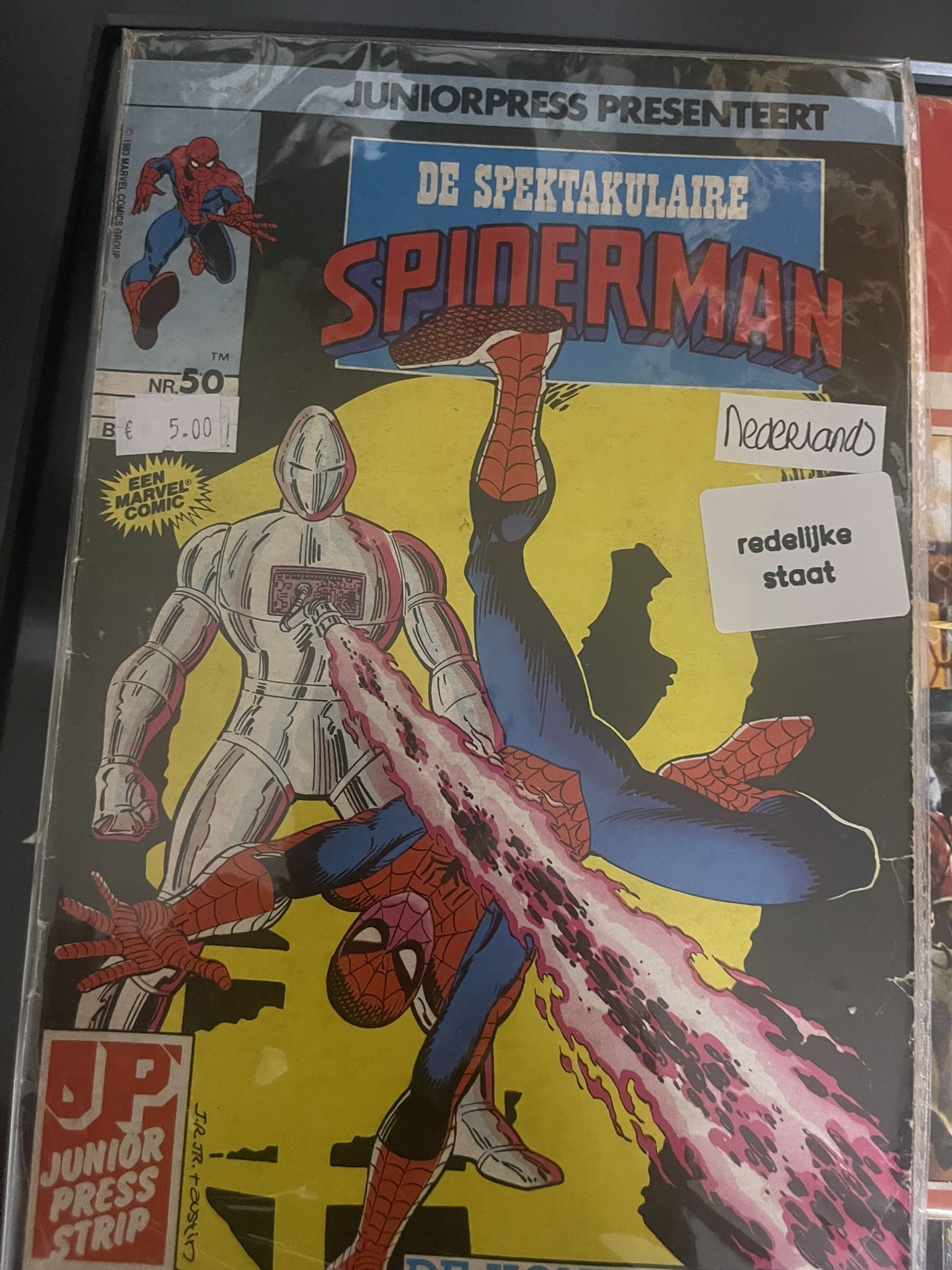 Cover van De spektakulaire Spiderman 50
