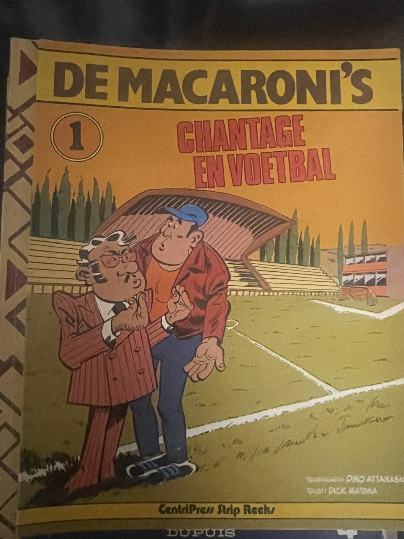 Cover van Chantage en voetbal