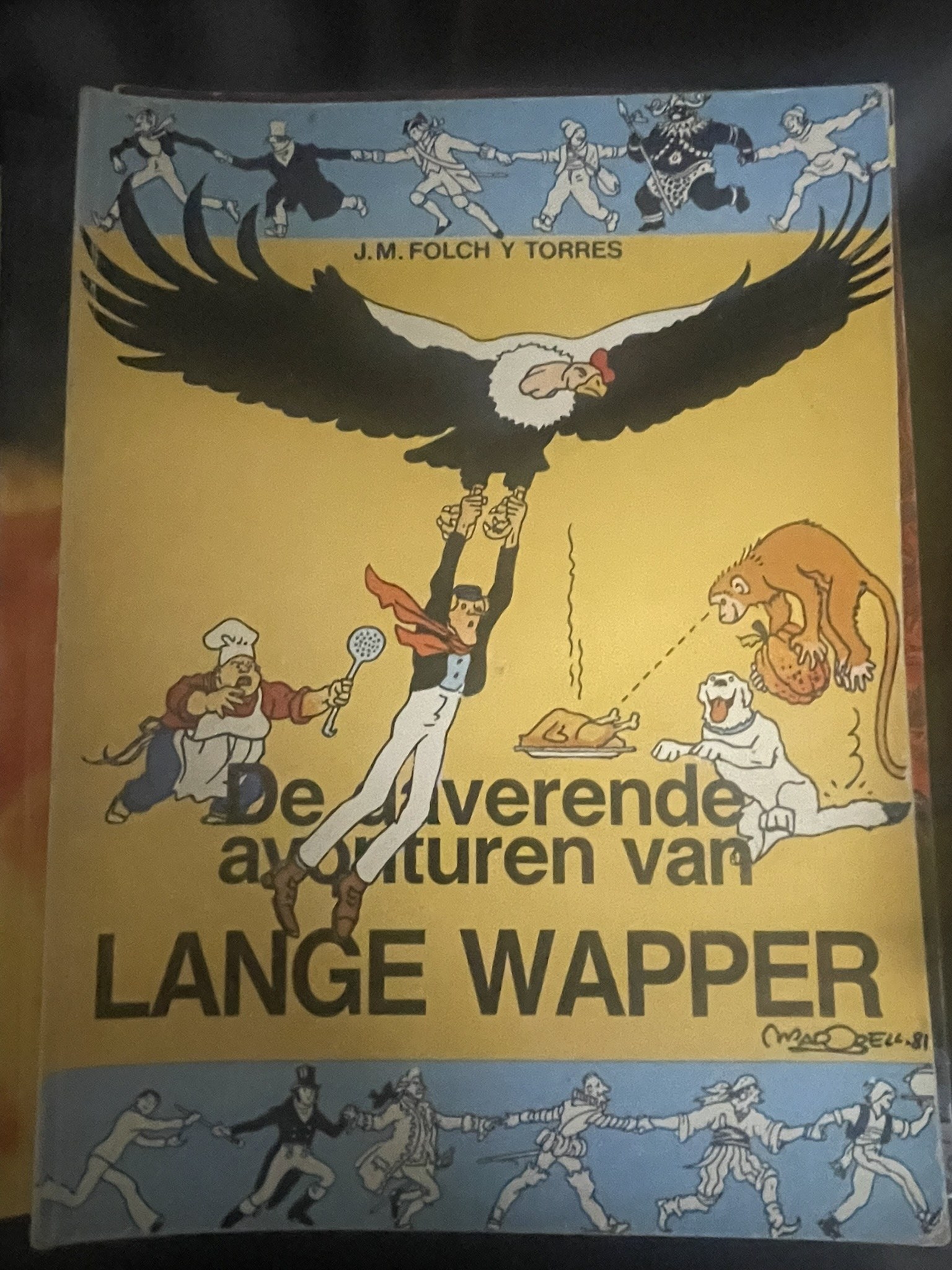 Cover van De daverende avonturen van Lange Wapper