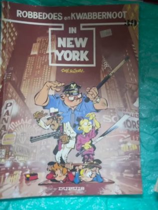 Cover van Robbedoes en Kwabbernoot in New York