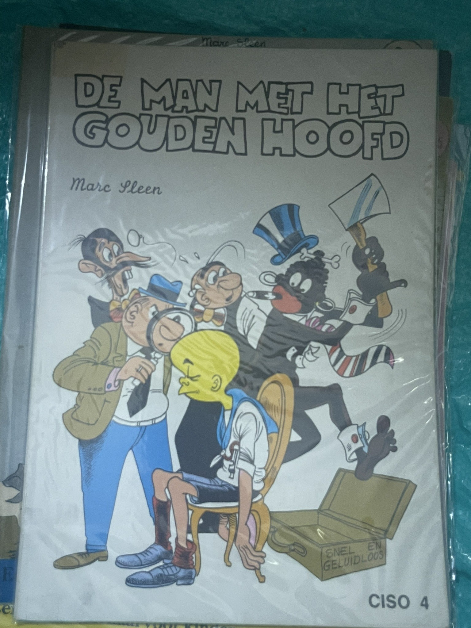 Cover van De man met het gouden hoofd