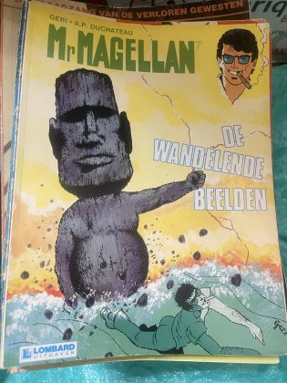 Cover van De wandelende beelden