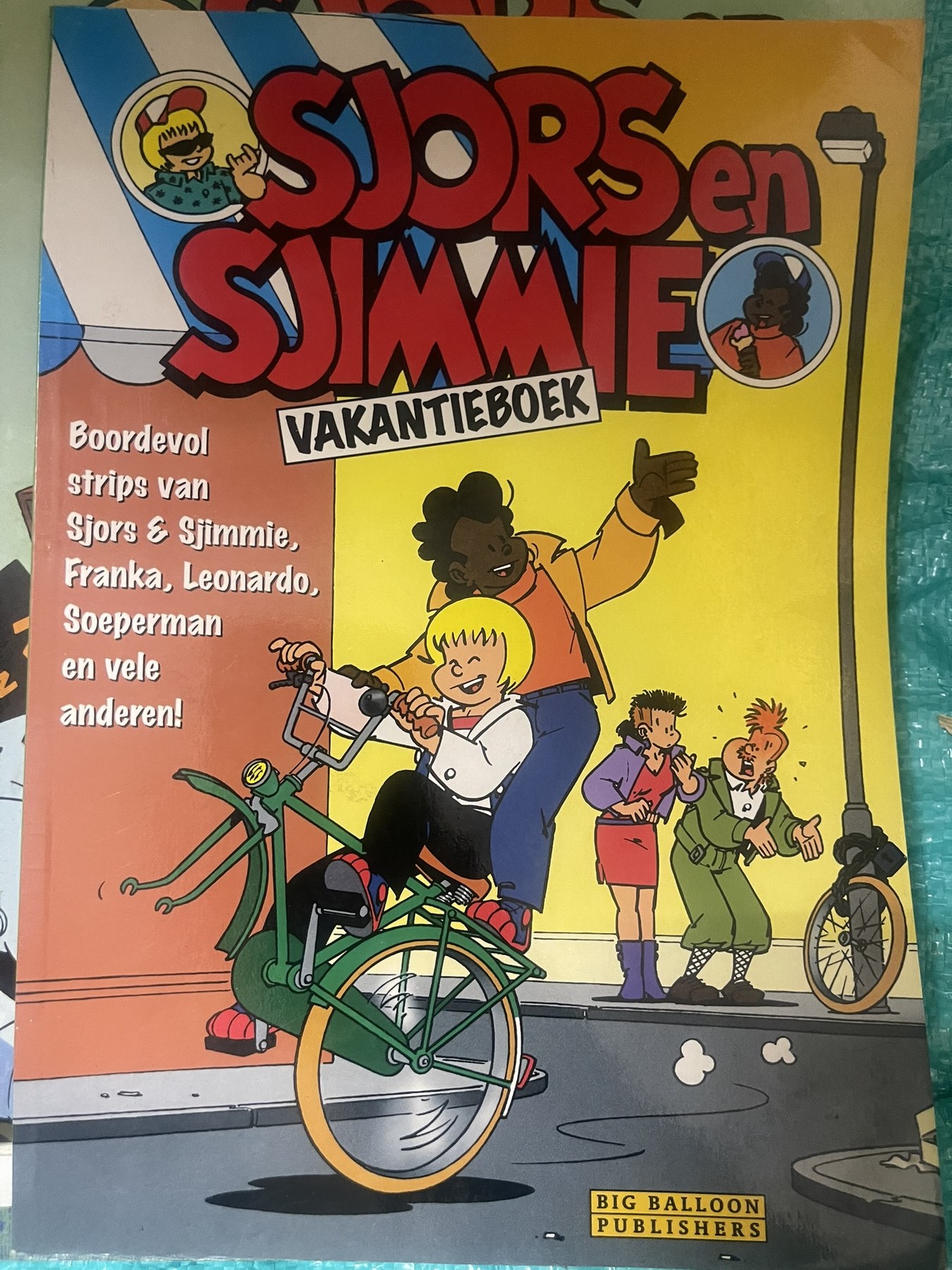 Cover van Sjors en Sjimmie vakantieboek