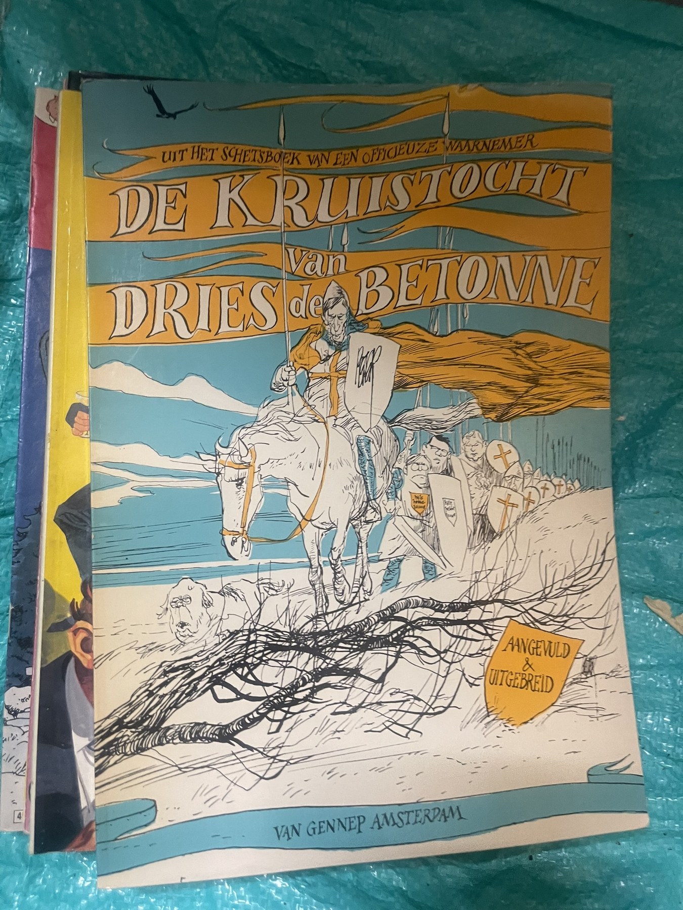 Cover van De kruistocht van Dries de Betonne - Uit het schetsboek van een officieuze waarnemer