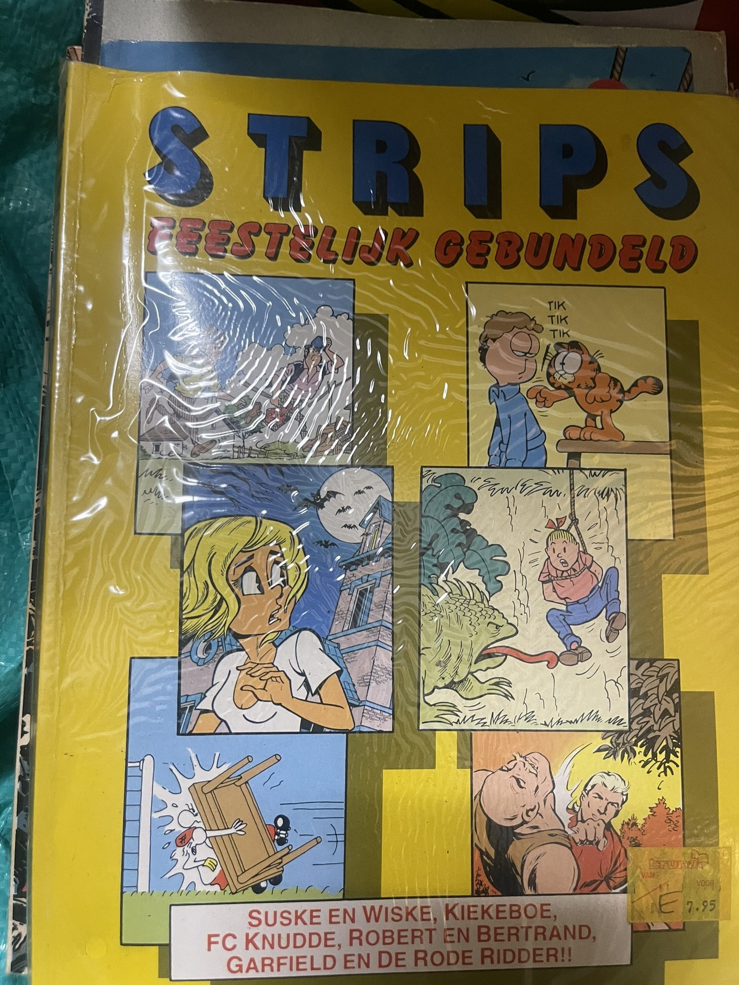 Cover van Strips feestelijk gebundeld