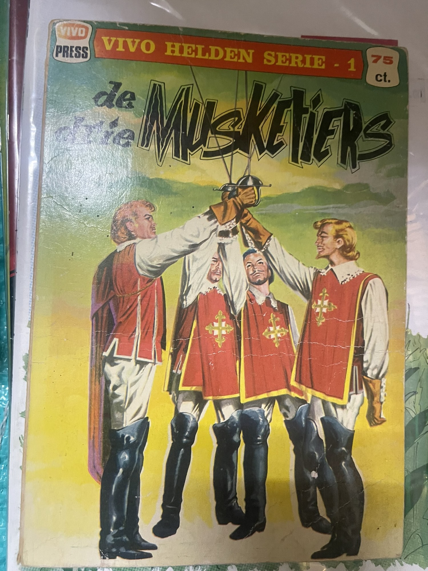Cover van De drie musketiers