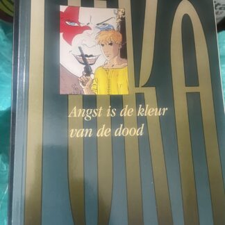 Cover van Angst is de kleur van de dood