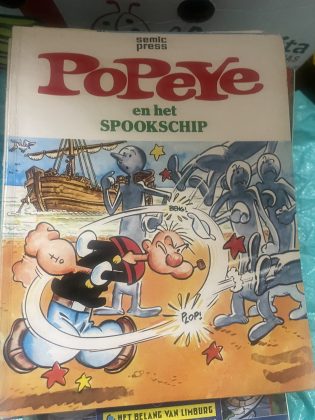 Cover van Popeye en het spookschip