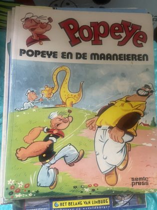 Cover van Popeye en de maaneieren