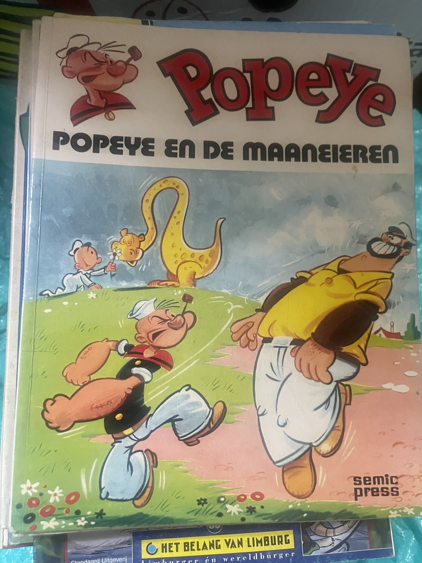 Cover van Popeye en de maaneieren