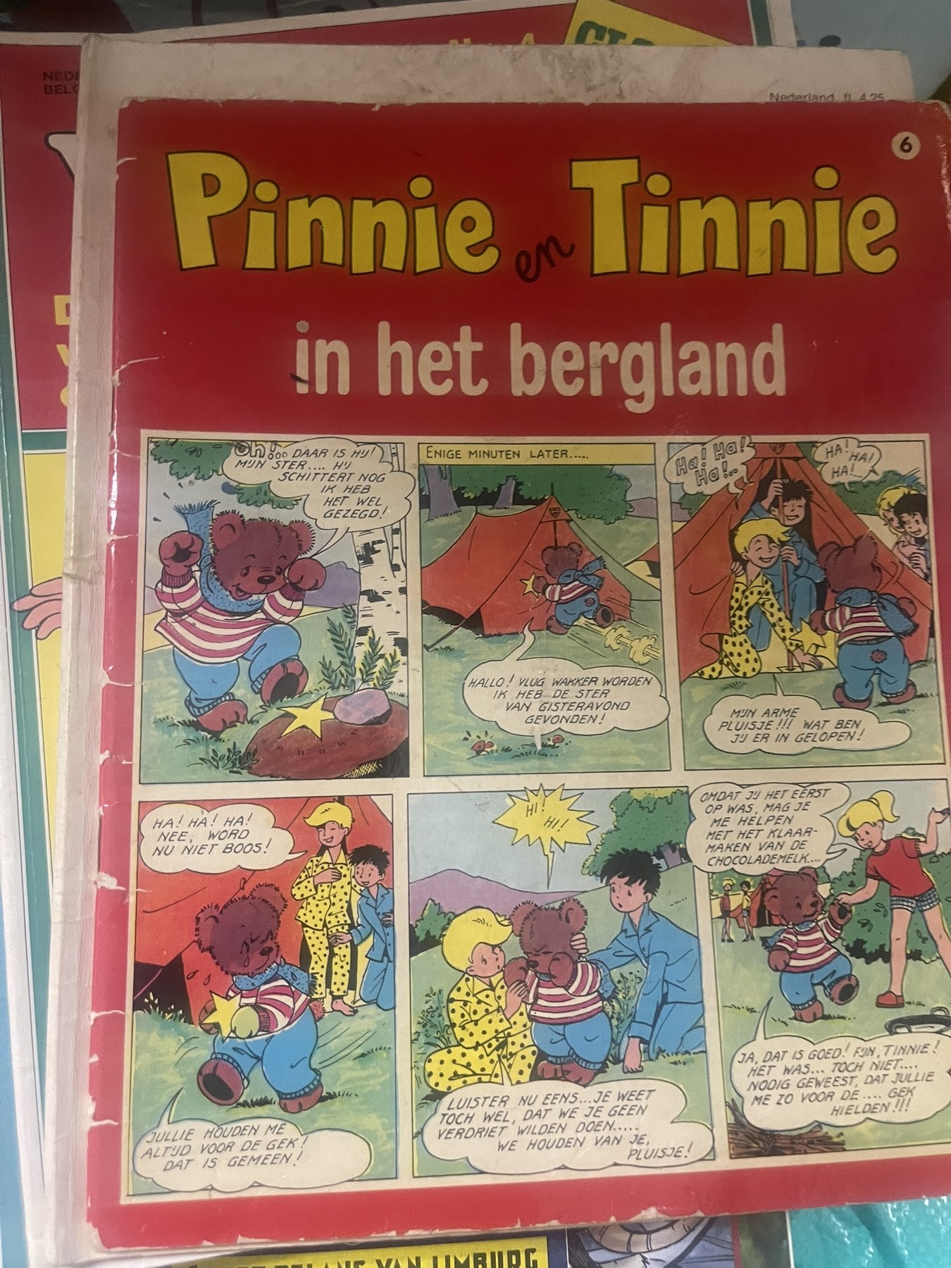 Cover van Pinnie en Tinnie in het bergland