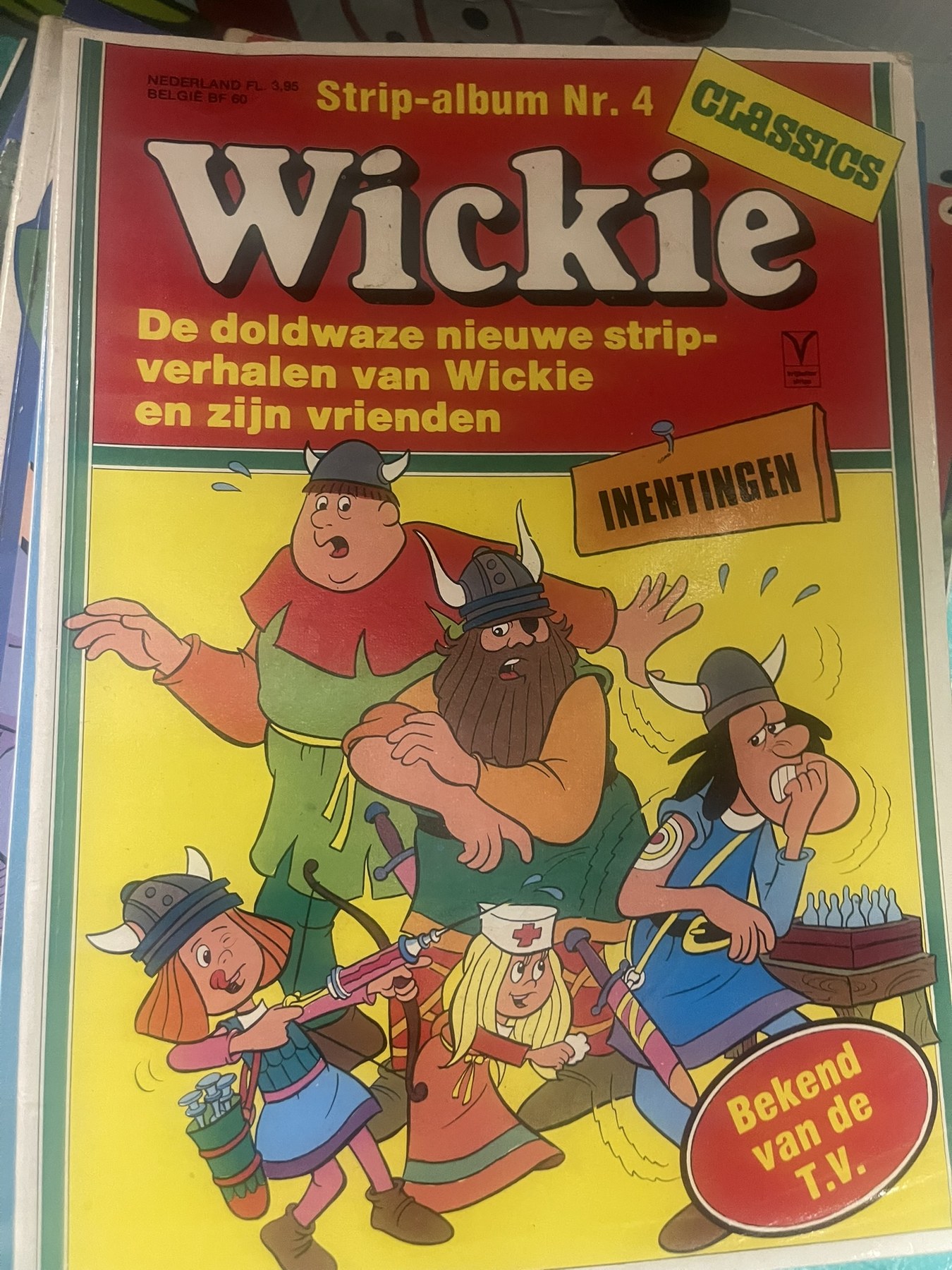 Cover van Wickie strip-album Nr. 4