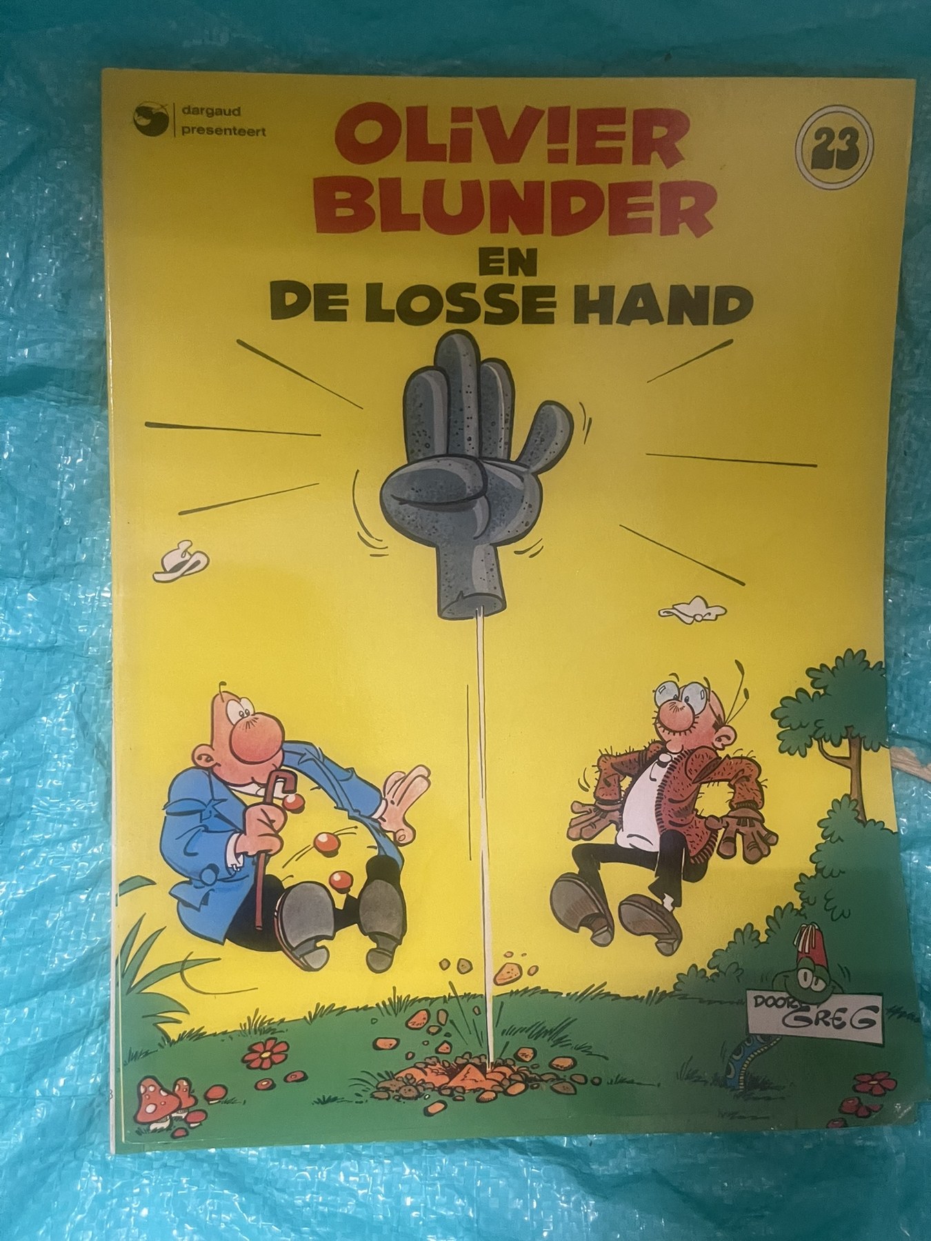 Cover van Olivier Blunder en de losse hand