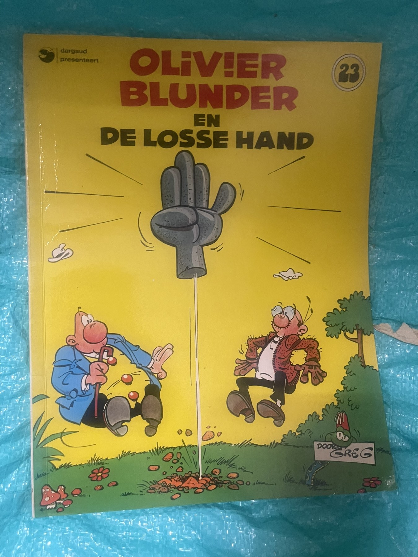 Cover van Olivier Blunder en de losse hand