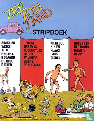 Voorbeeld strip – Zee zon zand stripboek