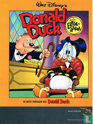 Voorbeeld strip β Donald Duck als erfgenaam