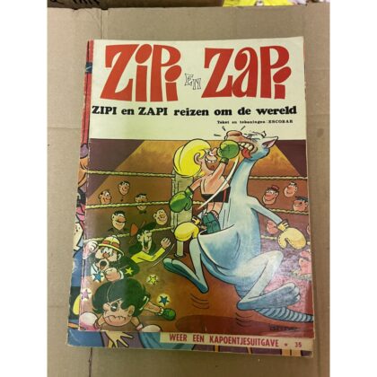 Zipi en Zapi reizen om de wereld