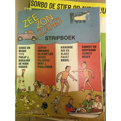 Zee zon zand stripboek