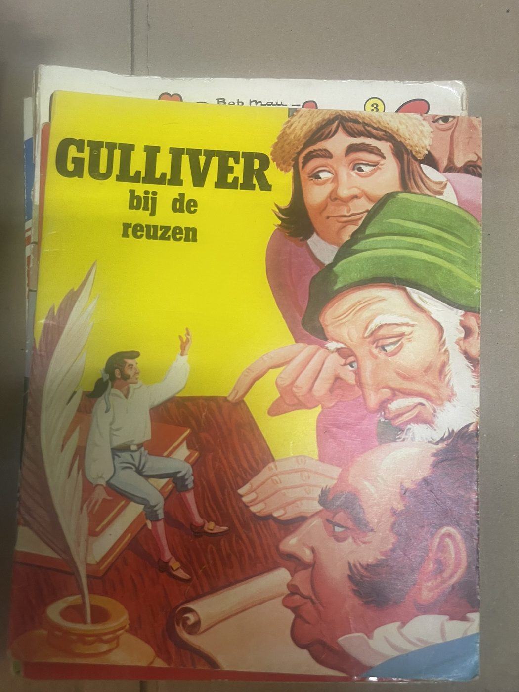 Cover van Gulliver bij de reuzen
