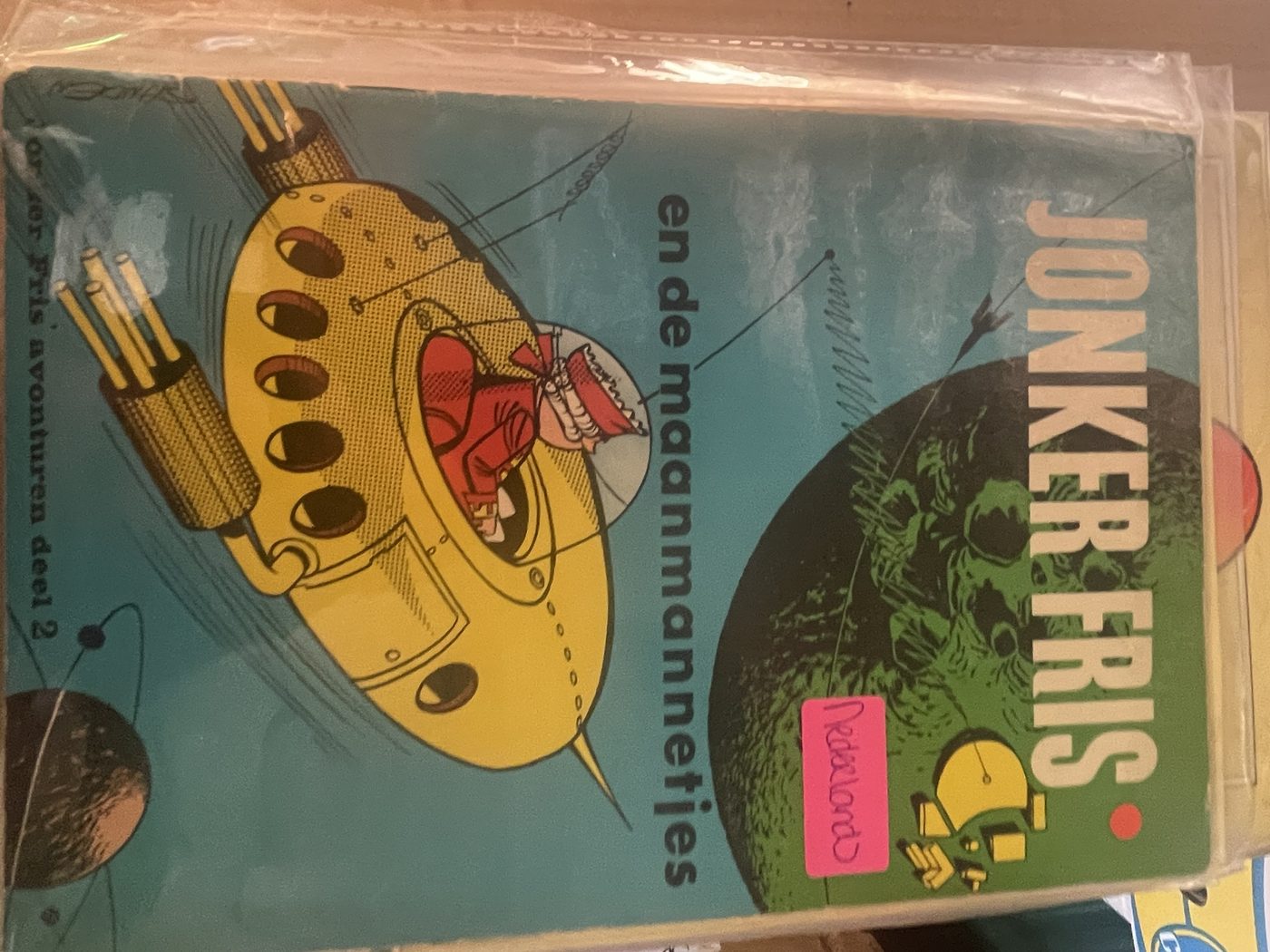 Cover van Jonker Fris en de maanmannetjes