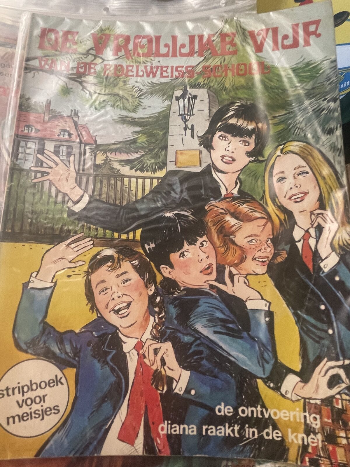 Cover van De ontvoering + Diana raakt in de knel