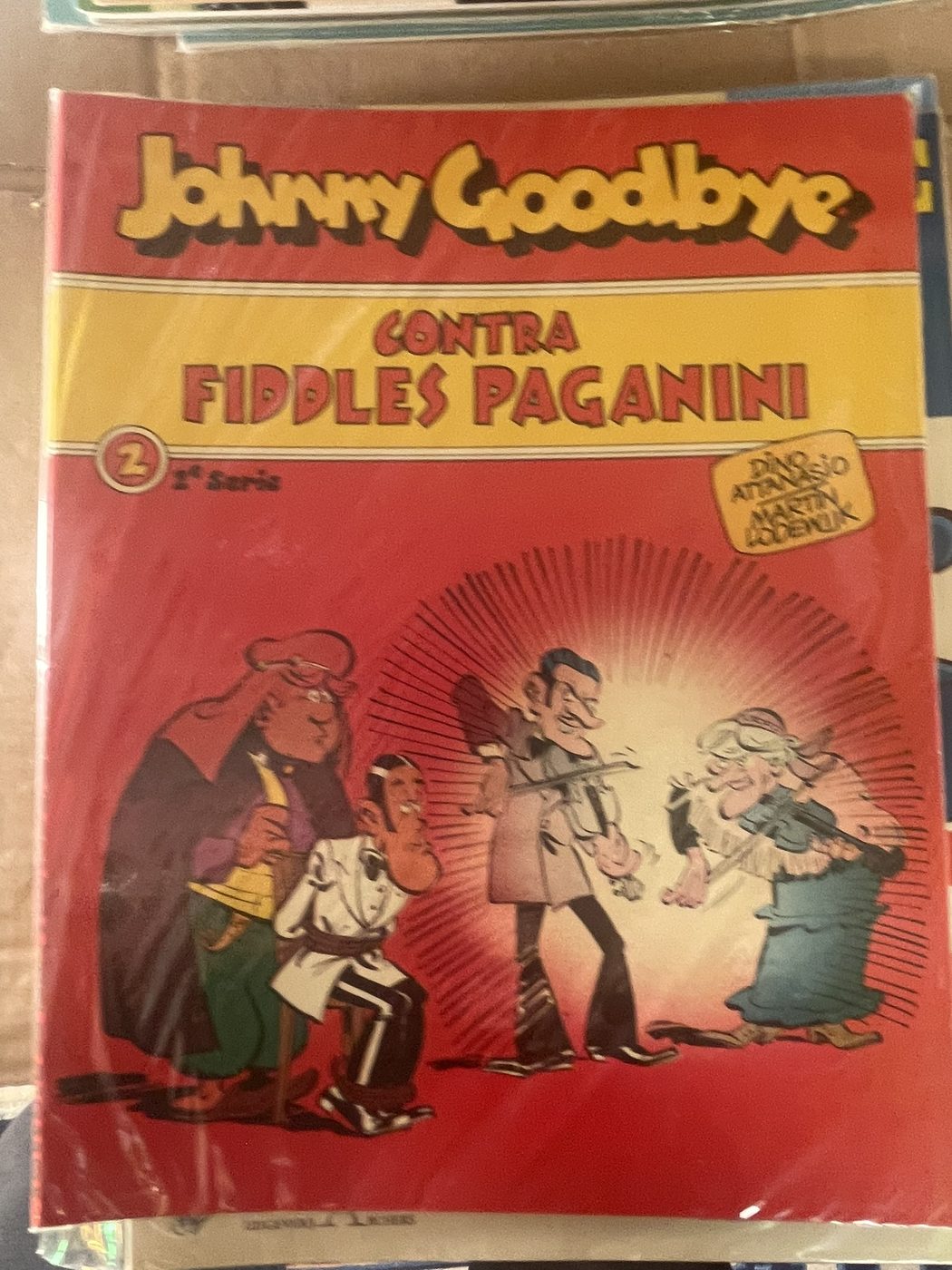 Cover van Johnny Goodbye contra Fiddles Paganini