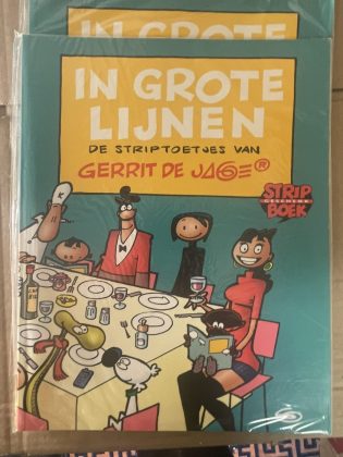 Cover van In grote lijnen - De striptoetjes van Gerrit de Jager