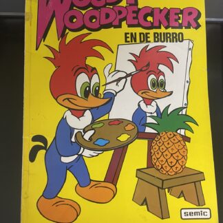 Cover van Woody Woodpecker en de burro