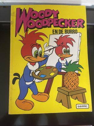 Cover van Woody Woodpecker en de burro