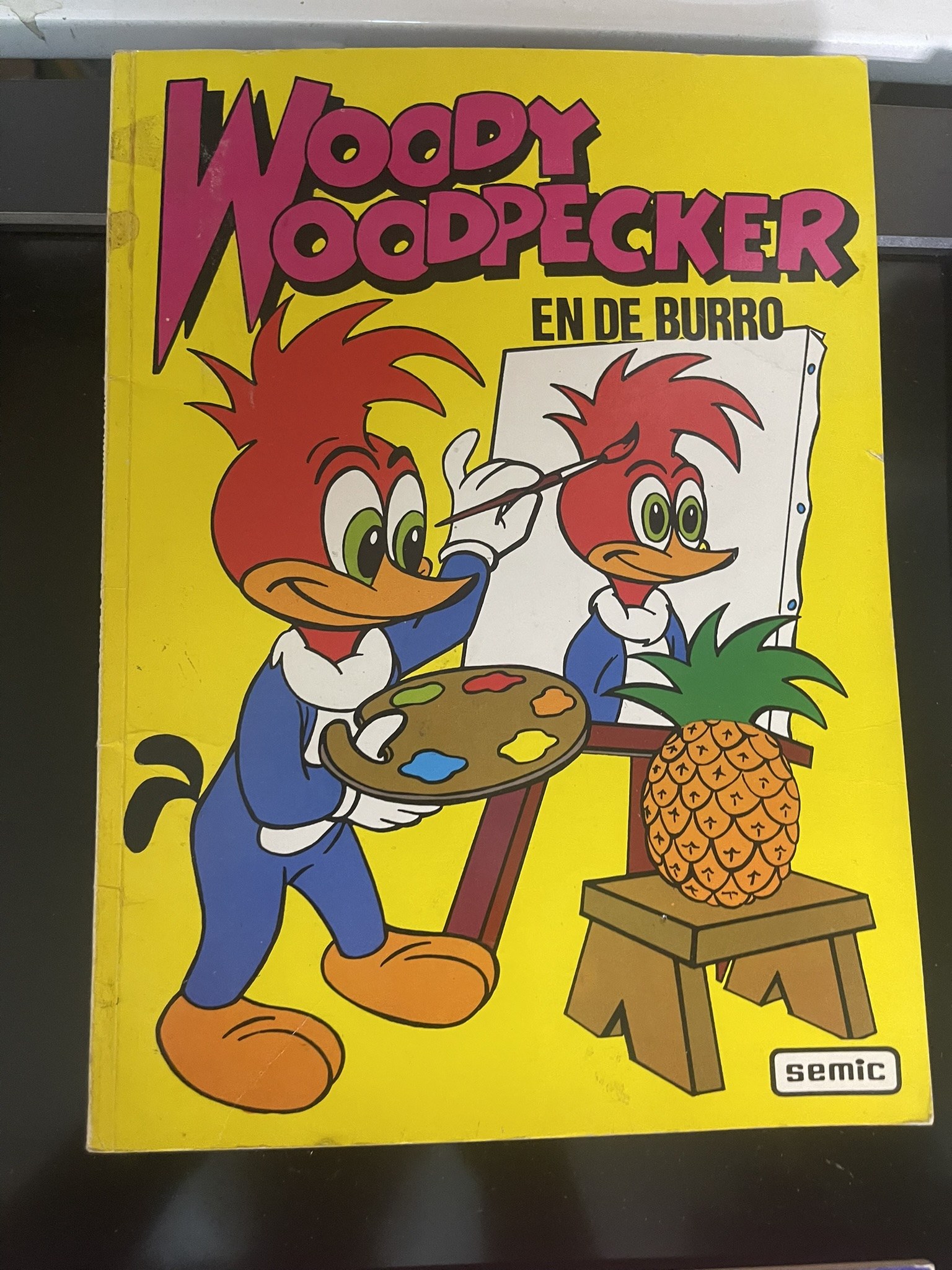 Cover van Woody Woodpecker en de burro