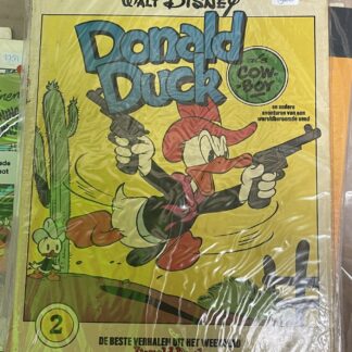 Eigen voorfoto van Donald Duck als cowboy, nummer 2, 1980
