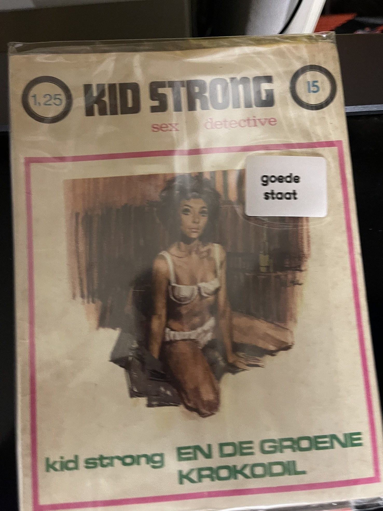 Cover van Kid Strong - En de groene krokodil