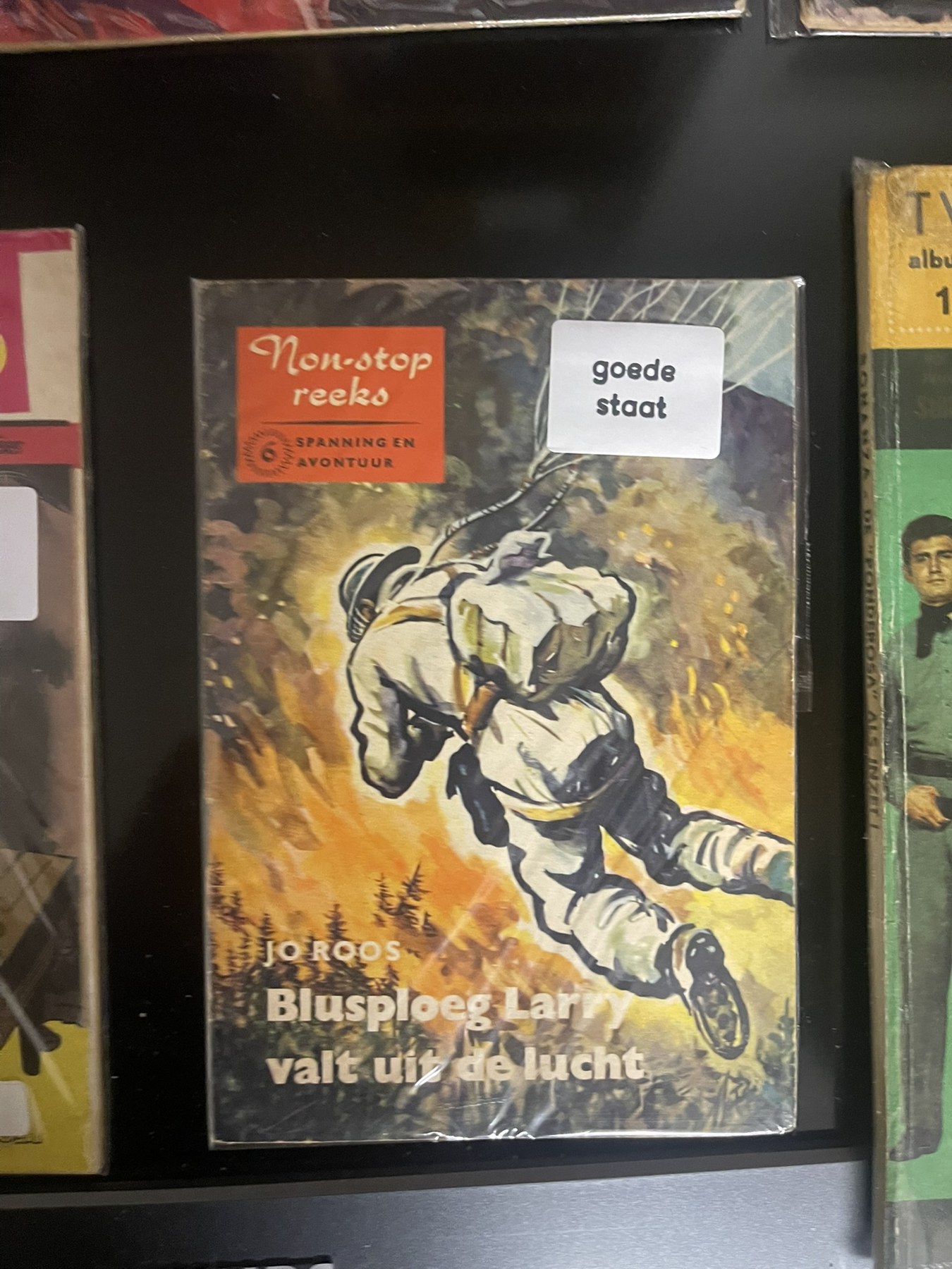 Cover van Blusploeg Lars valt uit de lucht