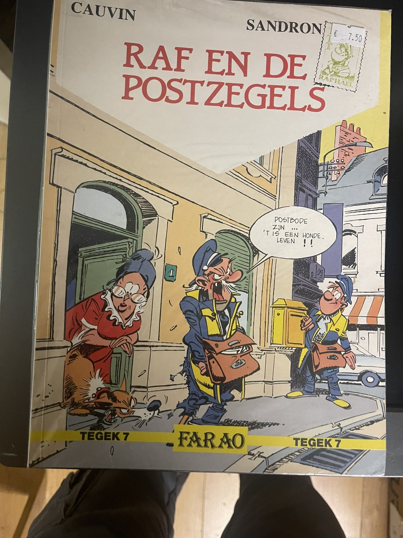 Cover van Raf en de postzegels