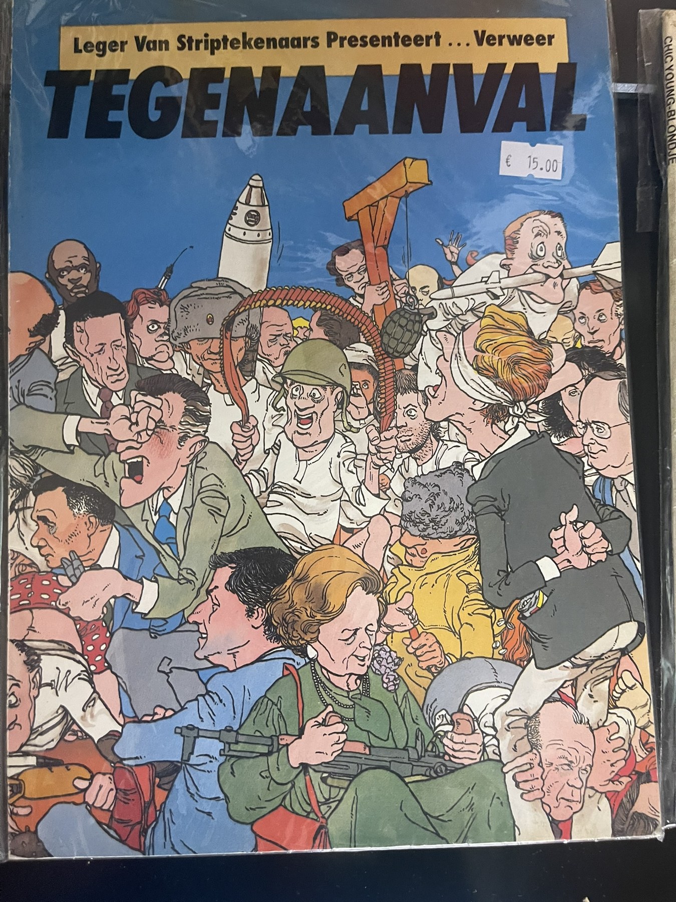 Cover van Tegenaanval - Leger van striptekenaars presenteert... verweer